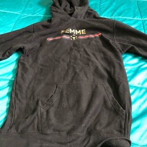 3/$33-Miltex FEMME hoodie.  NWOT